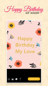 اسکرین شات برنامه Happy Birthday Gif & Images 5