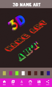اسکرین شات برنامه 3D Name Art 5
