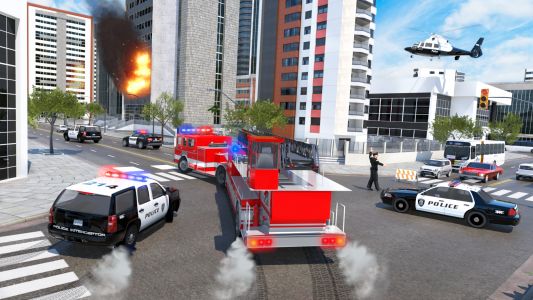 اسکرین شات بازی Fire Truck Driving Simulator 2