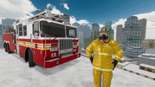 اسکرین شات بازی Fire Truck Driving Simulator 4