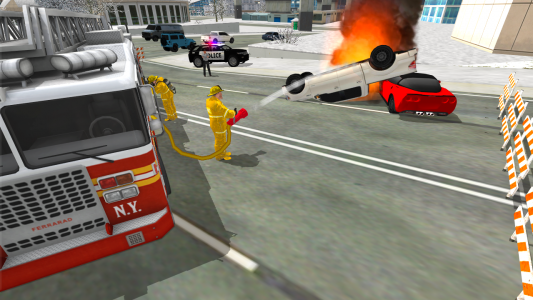 اسکرین شات بازی Fire Truck Rescue Simulator 2
