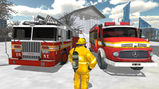 اسکرین شات بازی Fire Truck Rescue Simulator 6