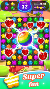 اسکرین شات بازی Gummy Candy Blast-Fun Match 3 1