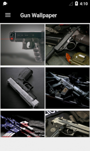اسکرین شات برنامه Gun Wallpaper HD 8