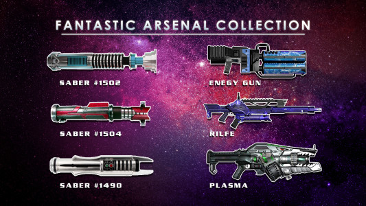 اسکرین شات 1 بازی Gun Simulator & Lightsaber