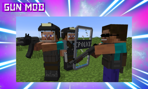 اسکرین شات برنامه Gun Mod MCPE 2