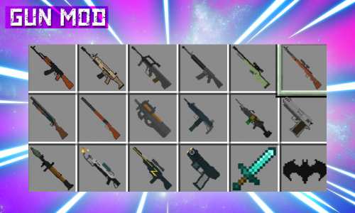 اسکرین شات برنامه Gun Mod MCPE 1