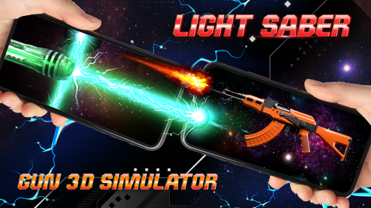 اسکرین شات بازی Lightsaber - Gun 3D simulator 2