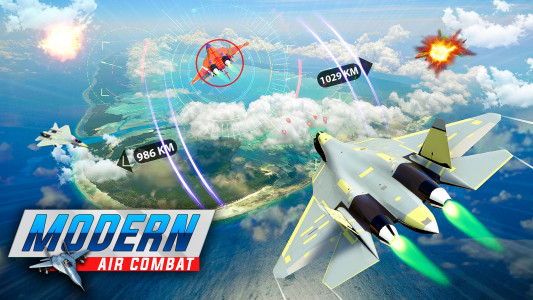 اسکرین شات بازی Sky Fighter Jet Airplane Games 4