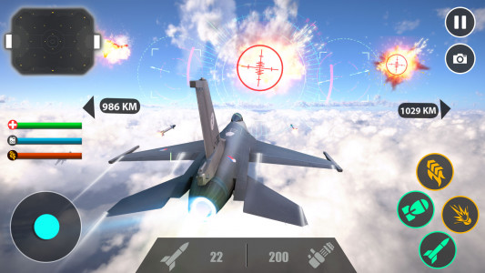 اسکرین شات بازی Sky Fighter Jet Airplane Games 1