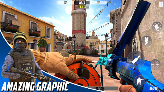 اسکرین شات 4 بازی Hazmob: FPS Gun Shooting Games