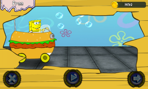 اسکرین شات بازی Sponge Kraby Car Hill Racing 3