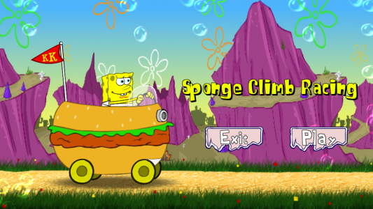 اسکرین شات بازی Sponge Kraby Car Hill Racing 1
