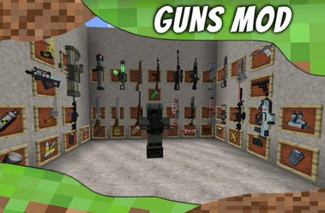اسکرین شات برنامه Mod Guns for MCPE. Weapons mods and addons. 7