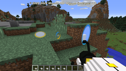 اسکرین شات برنامه portal gun mod for minecraft 1