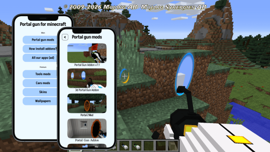 اسکرین شات 2 برنامه portal gun mod for minecraft