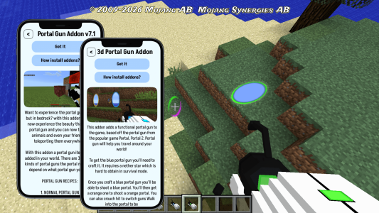 اسکرین شات 5 برنامه portal gun mod for minecraft