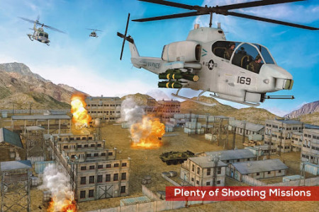 اسکرین شات برنامه Gunship Heli Battle: Helicpter 3d Simulator 2