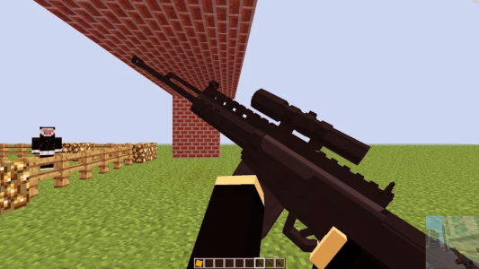 اسکرین شات 5 برنامه Guns and weapons For Minecraft