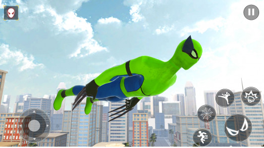 اسکرین شات برنامه Spider Fighter- Superhero Game 1