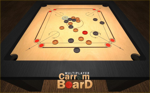 اسکرین شات بازی Carrom Board Multiplayer Game 1