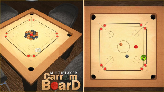 اسکرین شات بازی Carrom Board Multiplayer Game 3