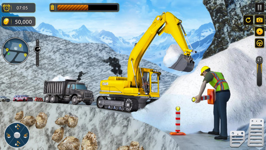 اسکرین شات 2 برنامه Bulldozer Excavator: JCB Games