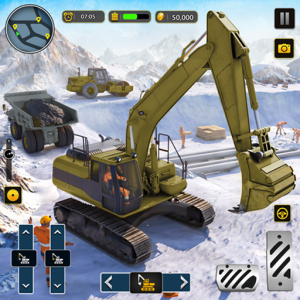 اسکرین شات برنامه Bulldozer Excavator: JCB Games 1