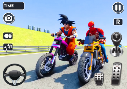 اسکرین شات بازی Spider Tricky Bike Stunt Race 3