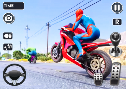 اسکرین شات بازی Spider Tricky Bike Stunt Race 1