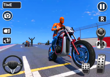 اسکرین شات بازی Spider Tricky Bike Stunt Race 4