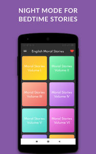 اسکرین شات برنامه Moral Stories: Short Stories in English 6
