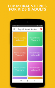 اسکرین شات برنامه Moral Stories: Short Stories in English 1