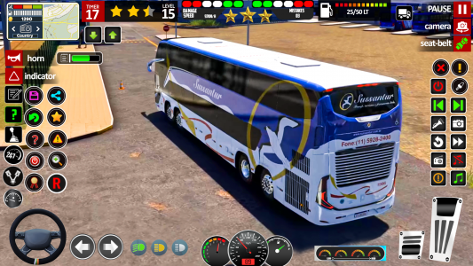 اسکرین شات 3 بازی City Coach Bus : Bus Games 3D