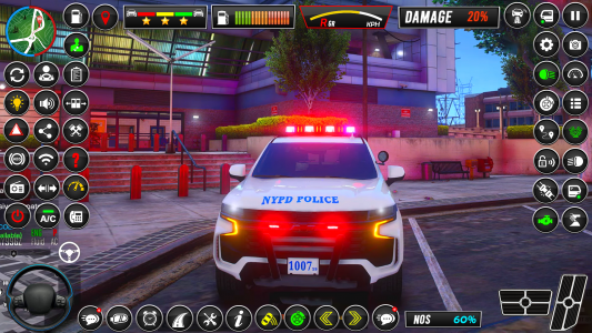 اسکرین شات برنامه Police Car Chase: Car Games 3D 1