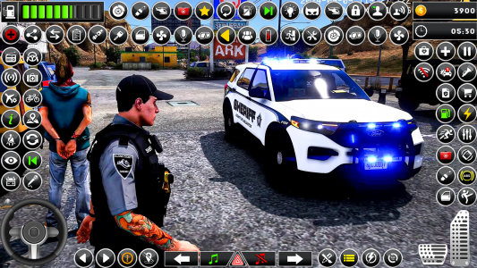 اسکرین شات برنامه US Police Chase: Cop Car Games 3