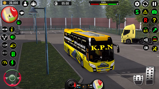 اسکرین شات برنامه Euro Bus Simulator Bus Games 1