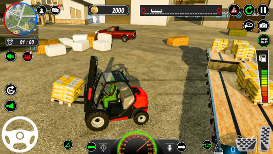اسکرین شات بازی US Forklift Simulator Game JCB 4