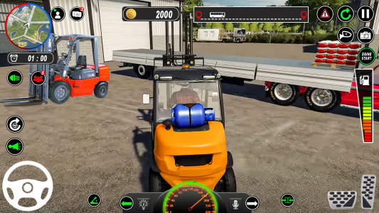 اسکرین شات بازی US Forklift Simulator Game JCB 6