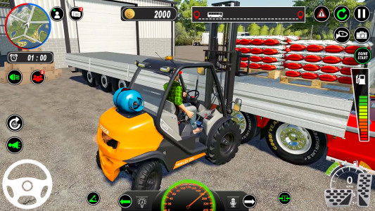 اسکرین شات بازی US Forklift Simulator Game JCB 5