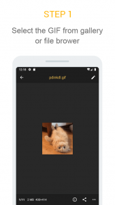 اسکرین شات برنامه Gif mini: GIF Editor 2