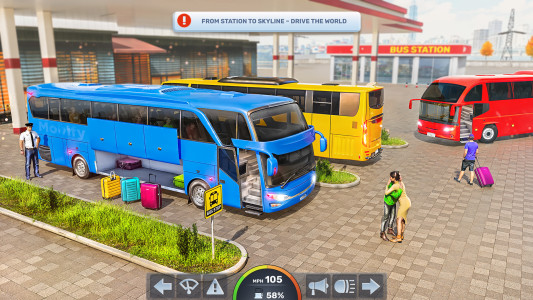 اسکرین شات 3 بازی Real Bus Simulator : My Bus 3D
