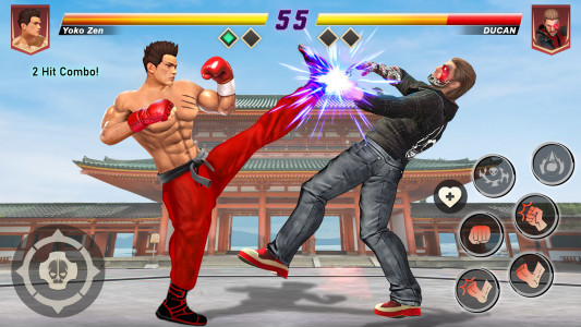 اسکرین شات بازی Kung Fu Karate Boxing Games 3D 1