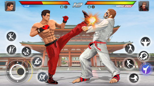 اسکرین شات بازی Kung Fu Karate Boxing Games 3D 1