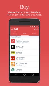 اسکرین شات برنامه Gyft - Mobile Gift Card Wallet 2
