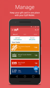 اسکرین شات برنامه Gyft - Mobile Gift Card Wallet 4