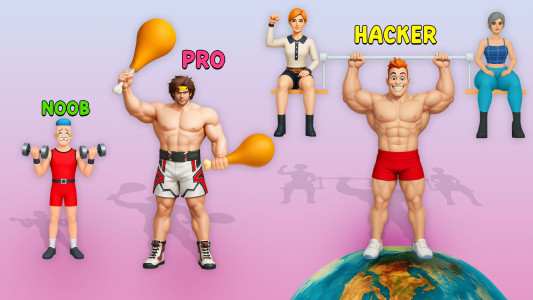 اسکرین شات 1 بازی Slap & Punch:Gym Fighting Game