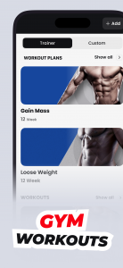 اسکرین شات 2 برنامه Gym Workout & Personal Trainer
