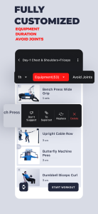 اسکرین شات 5 برنامه Gym Workout & Personal Trainer