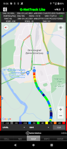 اسکرین شات 3 برنامه G-NetTrack Lite